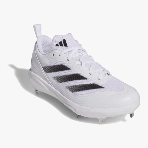 New adidas Women's Adizero Instinct Softball Cleats size 7 white black - Picture 1 of 13
